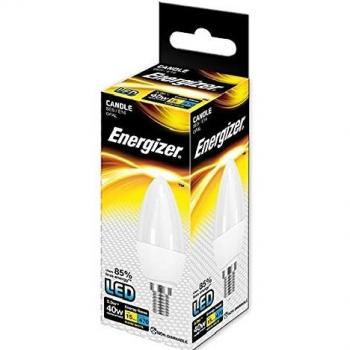 Bombilla LED Vela E14 5.2W 470lm Luz Cálida Energizer