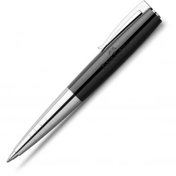 Faber-Castell Loom Piano - Bolígrafo con mecanismo giratorio color negro
