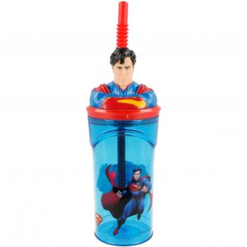 Vaso Figurita 3D 360 Ml. Superman