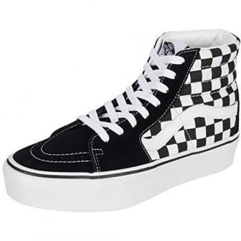 Vans SK8-Hi Platform 2.0 High Top Sneakers - Black/White, Women's Size 9 US