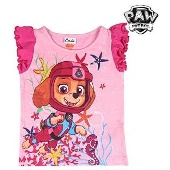 Paw Patrol Camiseta Manga Corta Niña