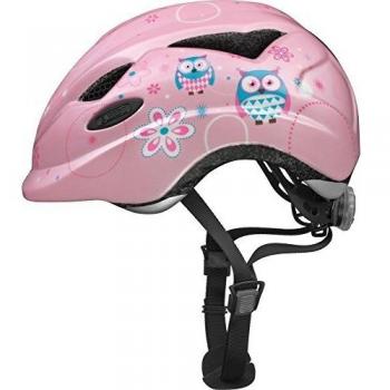 ABUS Anuky - Casco infantil de bicicleta para niños con luz trasera - Para niño y niña - Rosa, talla S
