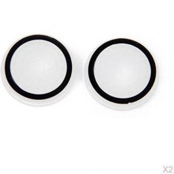 2pairs Luminosos Tapas Pulgar De Joystick Negro Para Sony PlayStation Controlador De 4 PS4
