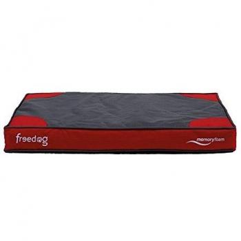 Freedog Cama Memory Foam Flat rojo 51x76x10cm