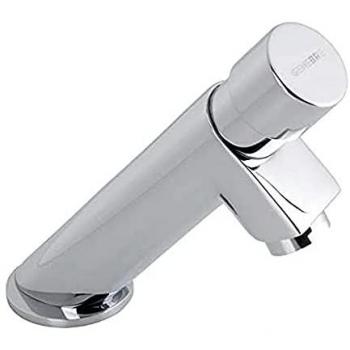 Grifo de lavabo temporizado Ipson 1/2 con pulsador cromo Genebre