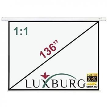 Luxburg® Pantalla de proyección a motorizada 244x244 cm