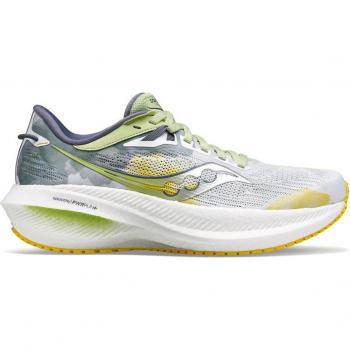 Zapatillas de running Saucony Triumph 21 White/Fern Mujer