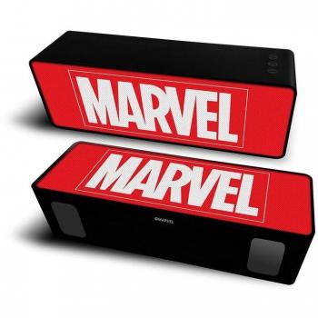 ERT Group Altavoz Portátil Inalámbrico BT Stereo 2.1 Premium 10W Marvel Red