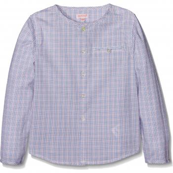 Gocco Cuadros, Camisa para Niños, Blanco, 42798