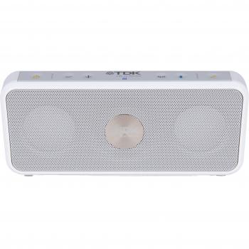 TDK A26 Trek - Micro altavoz Bluetooth, portátil con tecnología NFC, a prueba de agua, blanco