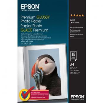 Epson Premium Glossy Photo Paper A4 255gsm 15 Sheets C13S042155