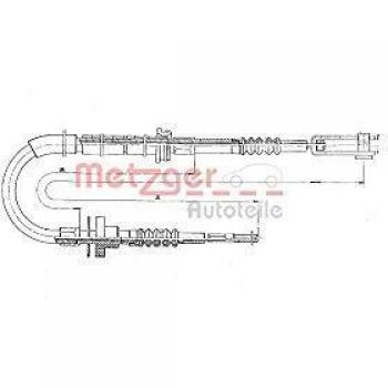 Metzger 11.3910 Cable de accionamiento, accionamiento del embrague