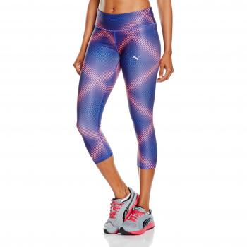 Puma Leggings All Eyes On Me 3/4 Azul / Rojo XL