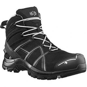 Botas de seguridad HAIX Black Eagle 40.1 Mid S3 HRO HI CI WR SRC ESD - Talla 41 (UK 7) Negro/Silver