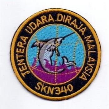 Parche, Parches Termoadhesivos,Parche Bordado Para la Ropa Termoadhesivo, Patch  TENTERA UDARA DIRAJA MALAYSIA SKN340 MILITAR
