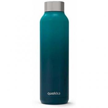Quokka Solid - Deep Sea 630 ML | Botellas De Agua Acero Inoxidable Sin BPA |Botella Térmica De Doble Pared - Mantiene el frío y el Calor para Niños y Adultos