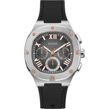 Guess - Reloj de hombre Headline GW0571G1 de silicona y correa negra