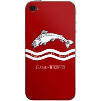 MusicSkins de Juego de Tronos Tully Skin para Apple iPhone 4/4S