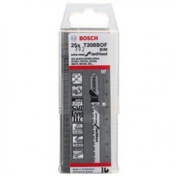 Bosch 2 608 636 641 - Hoja de sierra de calar T 308 BOF - Extraclean for Hard Wood