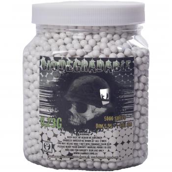 Militar-TLD Balines para pistola de bolas Airsoft bote 5000 bolas biodegradables 0,23 g Envio 24 horas