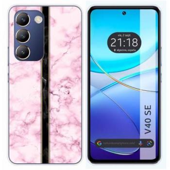 Funda de Silicona para Vivo V40 SE 5G Diseño Mármol 04