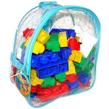 Bloques de Construcción Básicos Polesie Junior en Mochila (100 Piezas)
