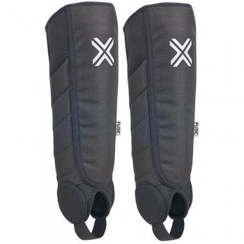 FUSE Protection Espinilleras y Tobilleras Unisex para Adultos, Talla M, Color Negro