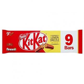 Kit Kat Lemon Drizzle Paquete de barras de chocolate 187g