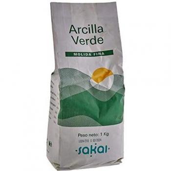 Arcilla Fina Verde Sakai - 1Kg