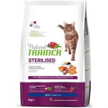 Natural Trainer Adult Sterilised Cat with Salmon 1.5kg Dry Food