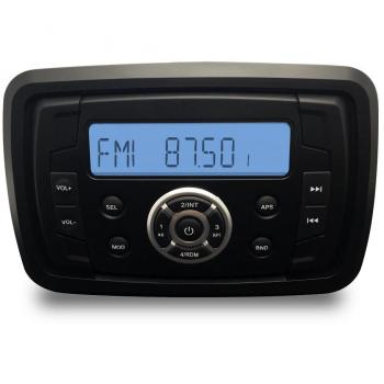 Bluetooth Estéreo Radio Marítima Audio Impermeable USB Reproductor MP3 FM Am Receptor AUX RCA para Barco Yacht ATV UTV Motocicleta Baño Piscina al Aire Libre
