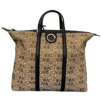 Roberto Cavalli Class Spring - Bolso para la compra, color marrón