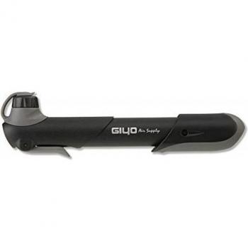 GIYO GP-06S Inflador de Mano, 160 PSI / 11 Bar, Unisex Adulto, Negro