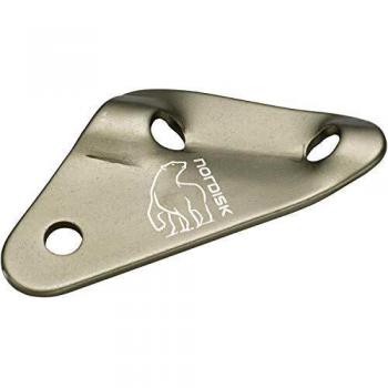 Deslizador Triangular de Aluminio Nordisk - Juego de 10 Unidades para Tienda de Campaña