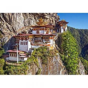 Puzzle Castorland Vista de Paro Taktsang, Bután - 500 Piezas