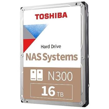 Toshiba N300 16TB NAS Hard Drive - 3.5 SATA III, 7200RPM, 512MB Cache, Internal Bulk