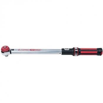 KS Tools 516.6042 1/2 Llave dinamométrica ERGOTORQUE®precision de 40-200 Nm con cabeza de carraca intercambiable giratoria con bloqueo rápido