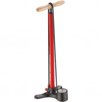 Lezyne bomba Floor Drive de pelo, colour rojo, 1-FP-SPFLDR-V315