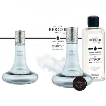 Lámpara catalítica Maison Berger By Starck Peau de Soie Gris