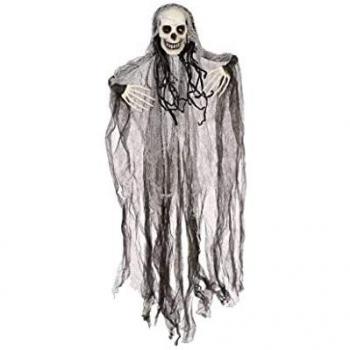 Atosa 57757 Esqueleto decorativo, Unisex - Adulto, Gris