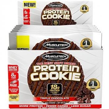 Muscletech Protein Cookie Triple Chocolate - 6 Barras