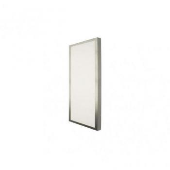 Plafón LED FABRILAMP 36w 4000k 3,5x30x60 Cm Plano Niquel 3060lm