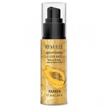 Revuele Brightening Papaya Liquid Eye Patches Gel Mask to Treat Dark Circles 50 ml