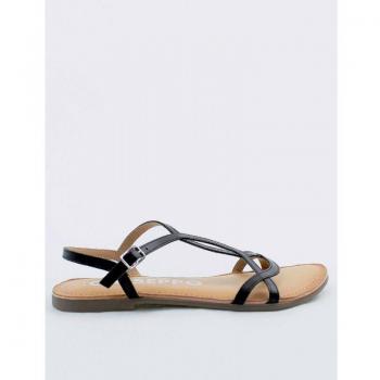 Sandalia Plana Gioseppo Lamim 69113 Negro 38