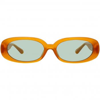 Linda Farrow CARA LFL1252 C12 Women's Sunglasses Yellow Size 59