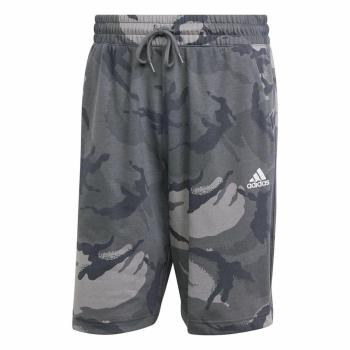 Pantalones cortos deportivos adidas camuflaje gris para hombre XS