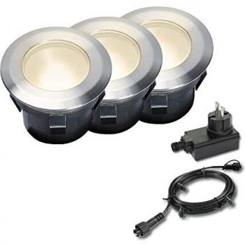 Juego de focos Garden lights Larch set - 12 V - 30 lm - 1 W - 3000 K