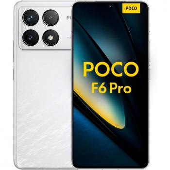 Xiaomi Poco F6 Pro 5G Dual Sim 16GB de RAM 1TB Color Blanco 6.67 Pantalla, Cámara de 50MP, Batería de 5000mAh