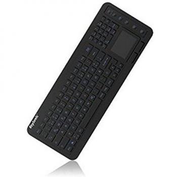 Teclado Keysonic KSK-6231INEL USB con Touchpad QWERTZ Inglés Negro