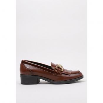 Mocasín Plano Sandra Fontán Barina Mujer Camel